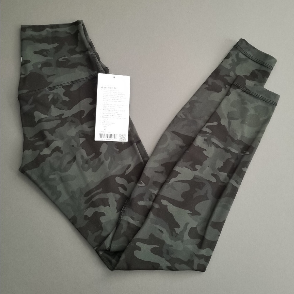 Lululemon Incognito Camo Multi Gator Green Align